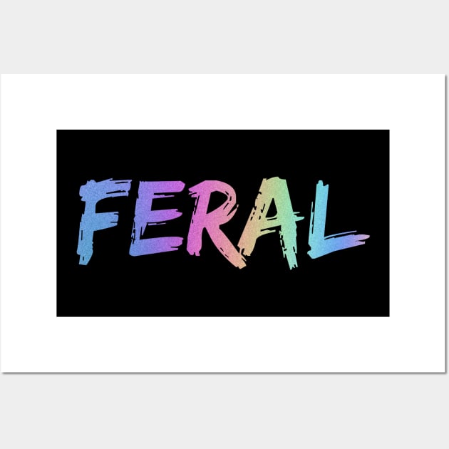 Feral Wall Art by MeowtakuShop